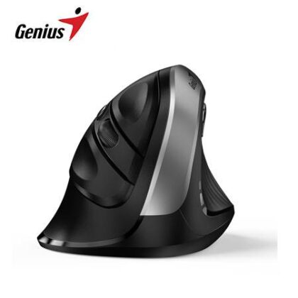 Mouse Genius ERGO 8250S Vertical Inalámbrico 6 Botones Silver Grey
