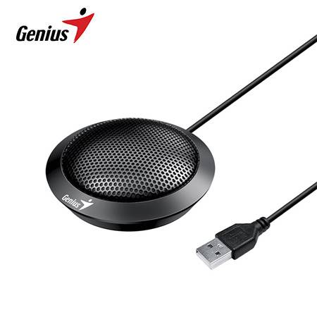 Micrófono Genius MIC-100U USB Omnidireccional para Videoconferencia Negro