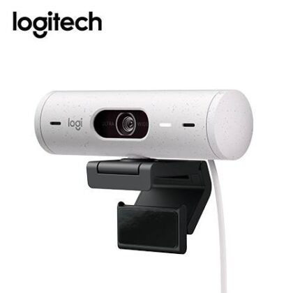 Cámara Web Logitech Brio 500 Full HD 1080p USB-C Blanca