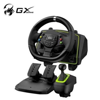Volante Genius Speed Master X2 1080° Doble Motor Vibración USB PS4/PS3/PC