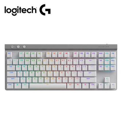 Teclado Gaming Logitech G515 Lightspeed TKL Inalámbrico Blanco