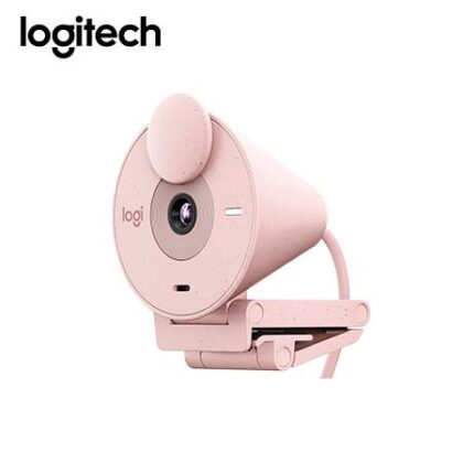 Cámara Web Logitech Brio 300 FHD 1080p USB-C Rose