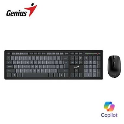 Teclado + Mouse Inalámbrico Genius KM-8200 AI Copilot Multimedia