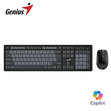 Teclado + Mouse Inalámbrico Genius KM-8200 AI Copilot Multimedia