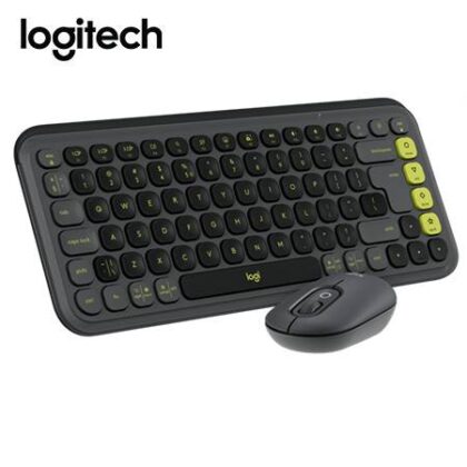 Combo Teclado + Mouse Logitech POP Icon Inalámbrico Bluetooth Graphite 920-013052