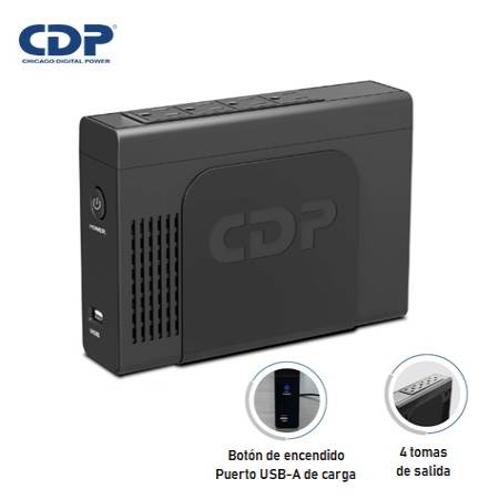 UPS Interactivo CDP Li-504I 500VA/250W, 4 Salidas, Batería Litio