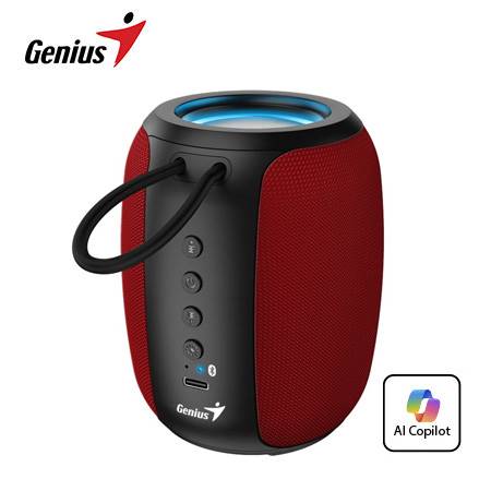 Parlante Genius SP-915BT Bluetooth 5.3 5W Portátil RGB Mic AI Copilot
