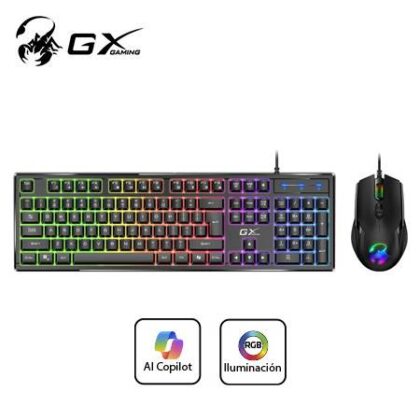Teclado + Mouse Gaming Genius GX Scorpion KM-GX6 RGB Anti-Ghosting 3200DPI Negro