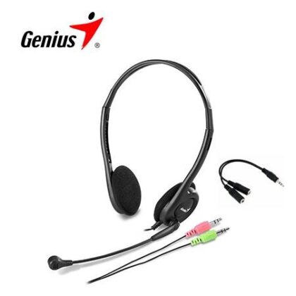 Auriculares Genius HS-200C con Micrófono Cancelación de Ruido, Multiplataforma