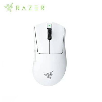 Mouse Inalámbrico Razer DeathAdder V4 Pro 45K DPI 150H Hyperpolling 8000Hz Blanco