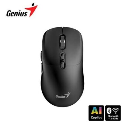 Mouse Genius NX-8080S BT Dual Wireless/Bluetooth 7 Botones Silencioso Negro