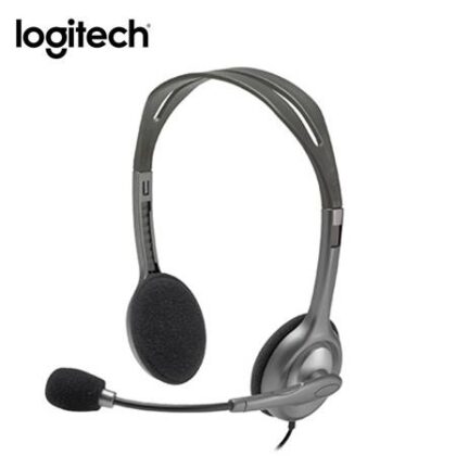 Audífono Logitech H111 Silver con Micrófono