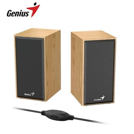 Parlante Genius SP-HF180 6W USB Madera PC Móvil TV Radio