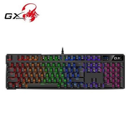 Teclado Mecánico Genius GX Scorpion K12 Gaming RGB USB Switch Marrón
