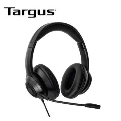 Audífono TARGUS AEH102TT USB-A Over-Ear Cancelación Ruido Micrófono Negro