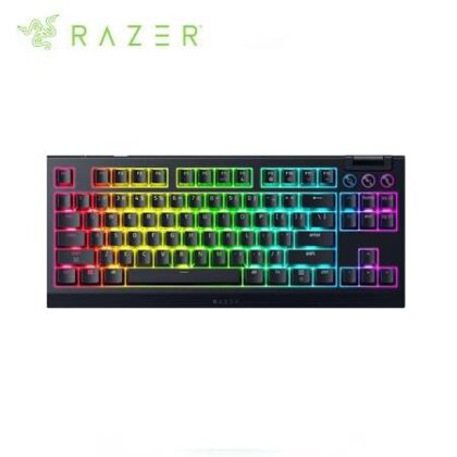 Teclado Mecánico Inalámbrico Razer BlackWidow V4 TKL HyperSpeed RGB Hot-Swap Switch Naranja