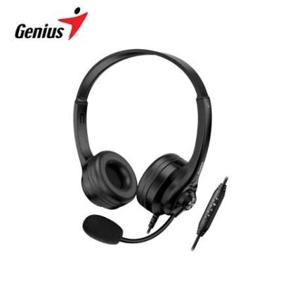 Auriculares USB Genius HS-235U AI Copilot con Micrófono Negro