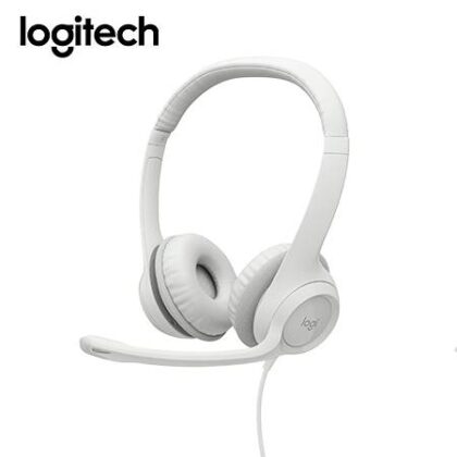Auriculares Logitech H390 USB con Micrófono Cancelación Ruido Blanco