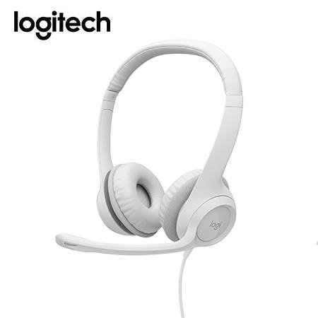 Auriculares Logitech H390 USB con Micrófono Cancelación Ruido Blanco