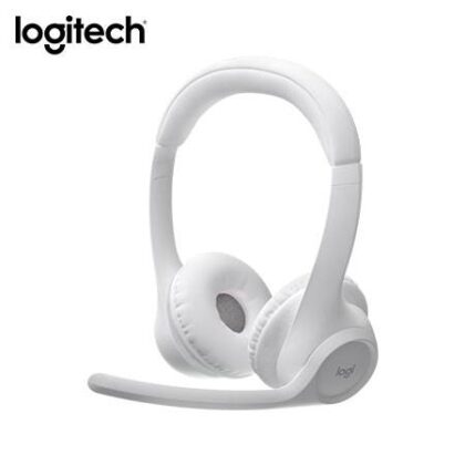 Audífono Bluetooth Logitech Zone 300 con Micrófono Blanco