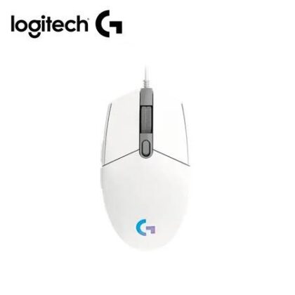 Mouse Gamer Logitech G203 LIGHTSYNC RGB 8000 DPI White