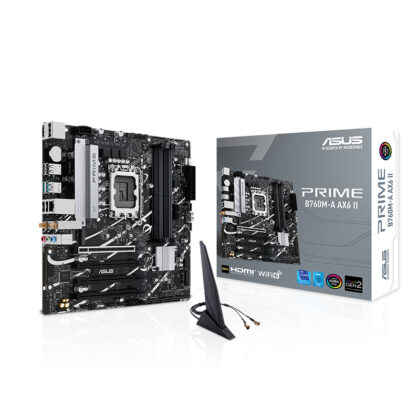 Placa Madre ASUS PRIME B760M-A AX6 II, LGA1700 DDR5, mATX