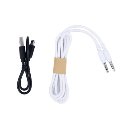 Audífono Inalámbrico TEROS TE-8038W ANC USB-C, Blanco Titanium