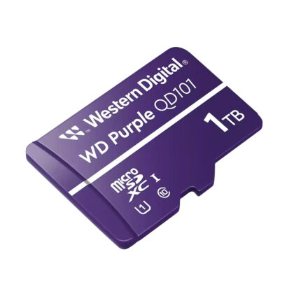 MicroSD Western Digital Purple SC QD101 1TB Para Cámaras de Seguridad