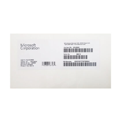 Licencia Microsoft Windows Server CAL 2025 1 Dispositivo OEM Español