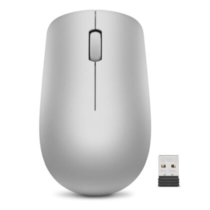 Mouse Inalámbrico Lenovo 530, Óptico 1200 DPI, Receptor Nano USB, Gris