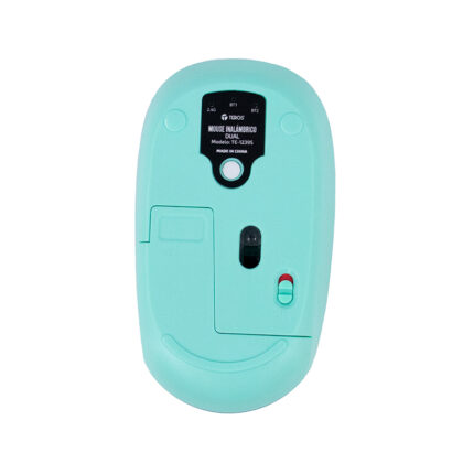 Mouse Inalámbrico Teros TE-1239S, 2.4GHz, 4 Botones, USB, Color Púrpura