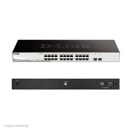 Switch D-Link DGS-1210-26, 24 Puertos Gigabit + 2 SFP, Administrable
