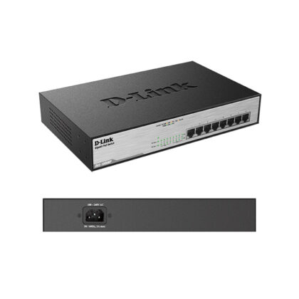 Switch D-Link DGS-1008MP 8 Puertos Gigabit PoE
