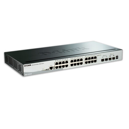 Switch Administrable D-Link SmartPro DGS-1510, 24 Puertos GbE + 2 SFP + 2 10G SFP+