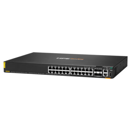 Switch HPE Aruba Networking CX 6200F 24G PoE+ 4SFP+ 370W JL725B