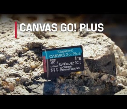 Kingston Canvas Go! Plus 256GB MicroSD A2 V30 U3 - Ideal para Cámaras y Drones