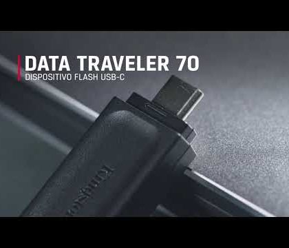 Kingston DataTraveler 70 256GB USB-C 3.2 Gen 1 - Memoria Flash Portátil
