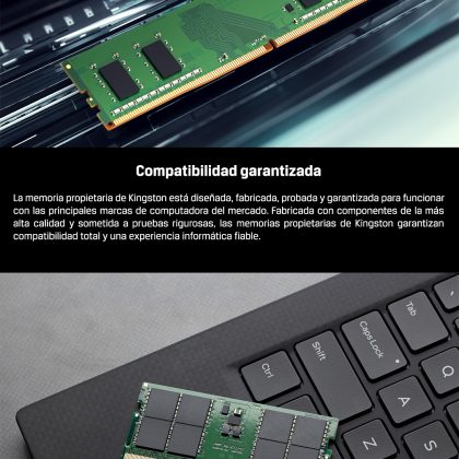 Memoria RAM Kingston 16GB DDR4 3200MHz PC4-25600 DIMM No-ECC