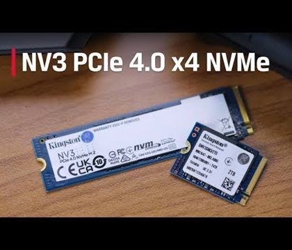 SSD Kingston NV3 PCIe 4.0 NVMe 2TB, M.2 2230, Lectura 6000MB/s, Escritura 5000MB/s