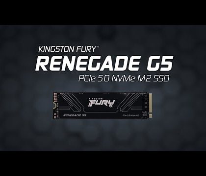 Kingston FURY Renegade G5 SSD 2TB PCIe 5.0 NVMe M.2 - 14700MB/s Lectura