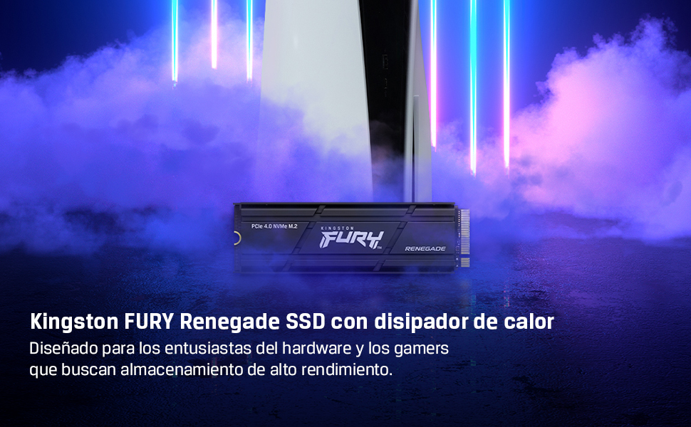 Kingston FURY Renegade 1TB SSD M.2 NVMe PCIe 4.0 - 7300MB/s Lectura - Imagen 2