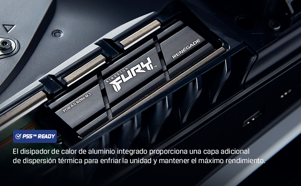 Kingston FURY Renegade 1TB SSD M.2 NVMe PCIe 4.0 - 7300MB/s Lectura - Imagen 5