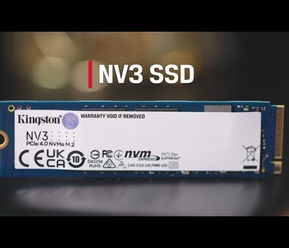 SSD Kingston NV3 4000GB PCIe 4.0 NVMe M.2 - Velocidad 6000MB/s