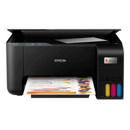 Impresora Multifuncional Epson EcoTank L3210 - Inyección de tinta, Impresión/Scanner/Copia, USB