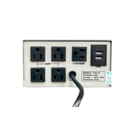 Estabilizador de Voltaje Elise Fase FES-10 1KVA Estado Sólido Monofásico 220V