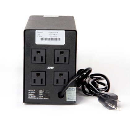 Estabilizador Monofásico IEDA POWER SAFE LCR15 1.5kVA 220V 4 Tomas
