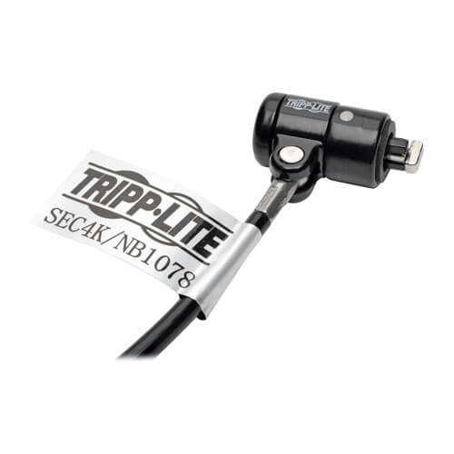 Cable de Seguridad para Laptop Tripp-Lite SEC4K - Antirrobo 1.22m con Llave, Negro - Imagen 2
