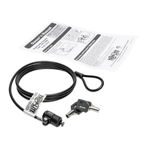 Cable de Seguridad para Laptop Tripp-Lite SEC4K - Antirrobo 1.22m con Llave, Negro - Imagen 3