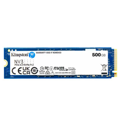 Disco Sólido SSD Kingston 500GB NV3 PCIe 4.0 NVMe M.2