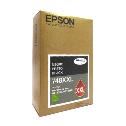 Cartucho Tinta Negro Epson 748XXL Extra Alta Capacidad 75000 Páginas